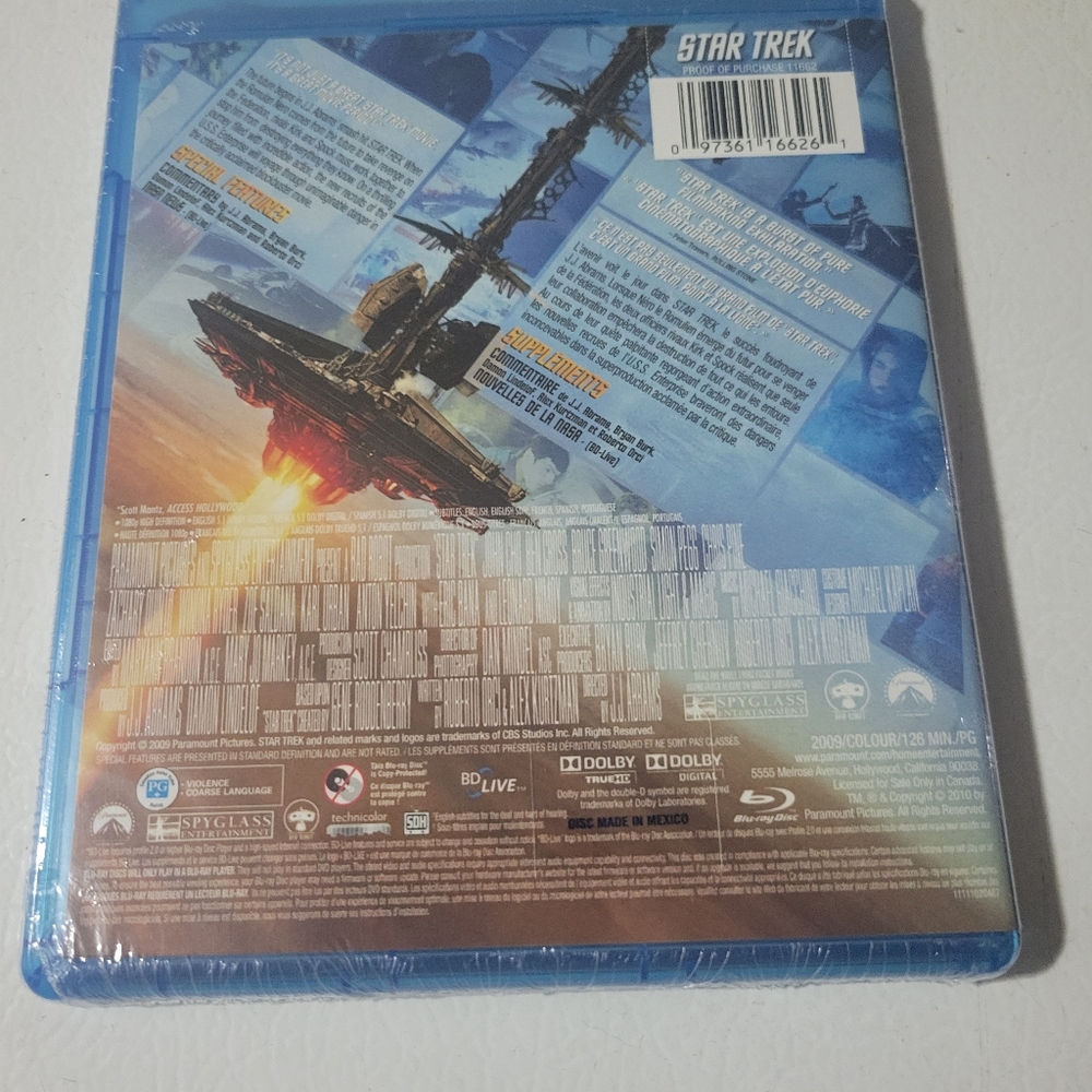Star Trek Blu-ray New - Picture 2 of 2